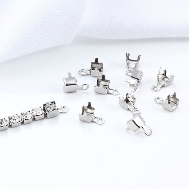 2mm nikelio sp. nerūdijančio plieno užbaigimo detalės, 5vnt.