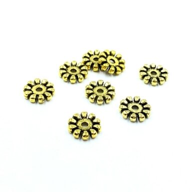 2x10mm aukso sp. intarpai, 27vnt.