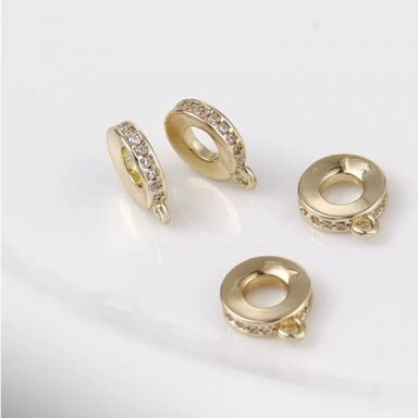 2x11mm 14k aukso sp. nerūdijančio plieno pakabuko laikiklis, 1vnt. 2x11mm 14k aukso sp. nerūdijančio plieno pakabuko laikiklis, 1vnt.