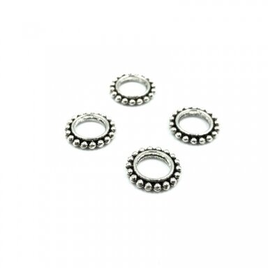 2x12mm sidabro sp. intarpai, 28vnt.
