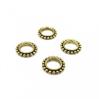 2x12mm aukso sp. intarpai, 28vnt.