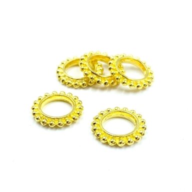 2x12mm aukso sp. intarpai, 28vnt.