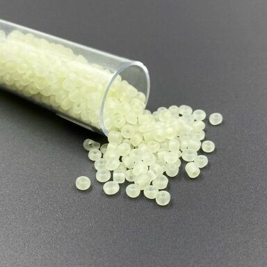 2x3mm maitiniai gelsvos sp. biserio karoliukai, ±13g