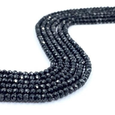 2x3mm rondelle formos turmalinas, 40cm juosta
