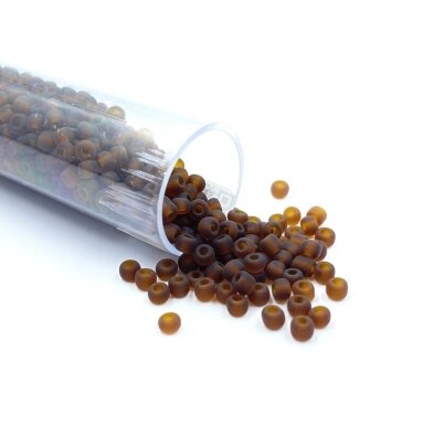 2x3mm rudos sp. biserio karoliukai, ±12g