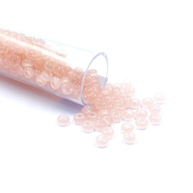 2x4mm rožinės sp. biserio karoliukai, ±12g