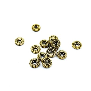 2x6mm aukso sp. intarpai, 68vnt.