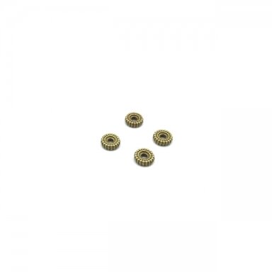 2x6mm žalvario sp. intarpai, 68vnt.