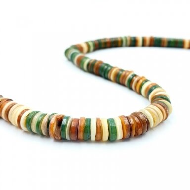 2x8mm mix sp. kriauklių diskai, 40cm juosta 2x8mm mix sp. kriauklių diskai, 40cm juosta