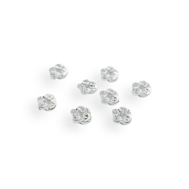 2x5mm sidabro sp. nerūdijančio plieno intarpas, 8vnt. 2x5mm sidabro sp. nerūdijančio plieno intarpas, 8vnt.