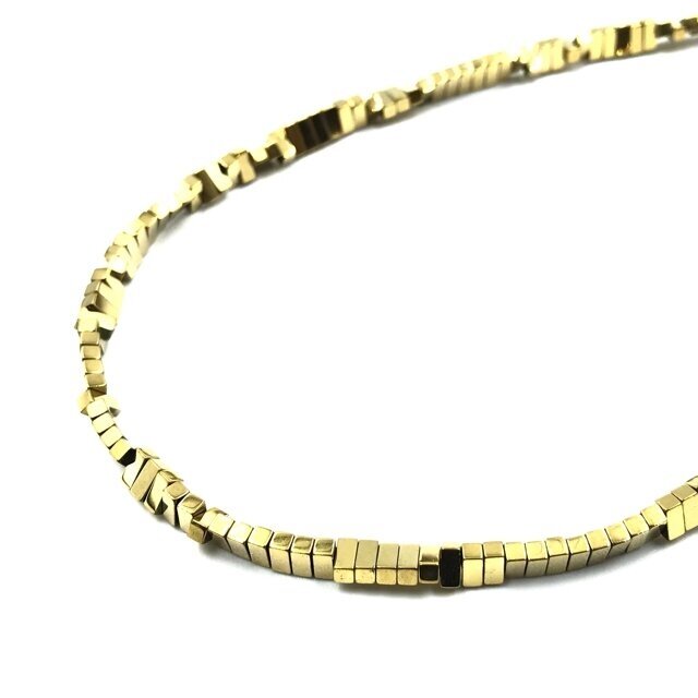 2x4mm aukso sp. stačiakampio formos hematitas, 40cm 2x4mm aukso sp. stačiakampio formos hematitas, 40cm