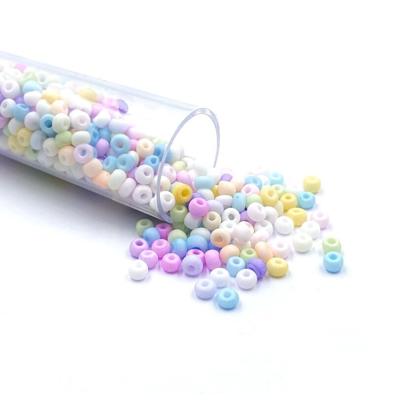 2x3mm mix sp. biserio karoliukai, ±13g