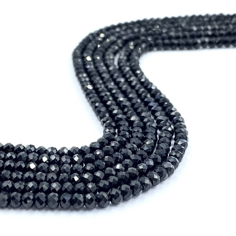 2x3mm rondelle formos turmalinas, 40cm juosta 2x3mm rondelle formos turmalinas, 40cm juosta