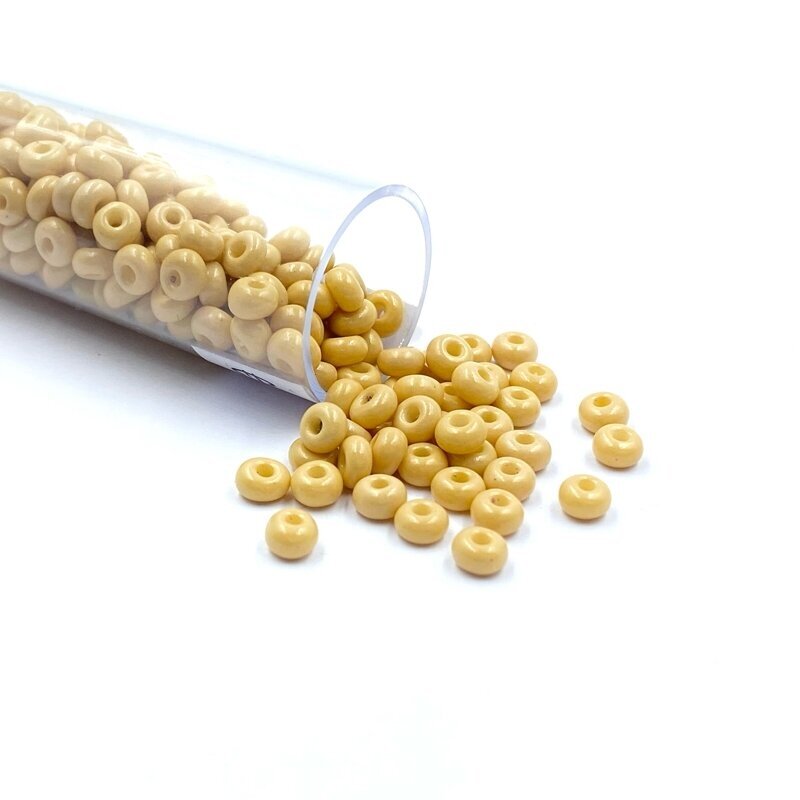 2x4mm rudos sp. biserio karoliukai, ±13g