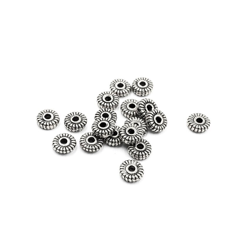 2x5mm sidabro sp. intarpai, 105vnt.