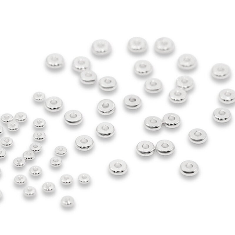 2x8mm sidabro sp. nerūdijančio plieno intarpas, 4vnt.