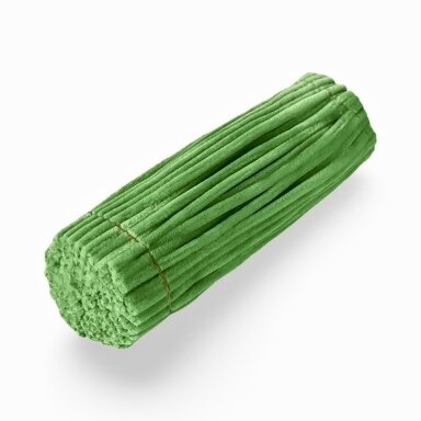 30cm žalios sp. pūkuota šenilo vielutė, 100vnt. 30cm žalios sp. pūkuota šenilo vielutė, 100vnt.