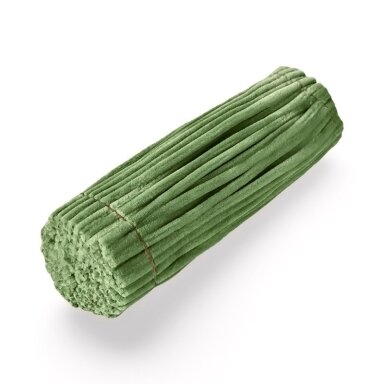 30cm žalios sp. pūkuota šenilo vielutė, 100vnt. 30cm žalios sp. pūkuota šenilo vielutė, 100vnt.
