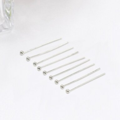30mm platinos sp. nerūdijančio plieno vinukai su burbuliuku, 10vnt. 30mm platinos sp. nerūdijančio plieno vinukai su burbuliuku, 10vnt.