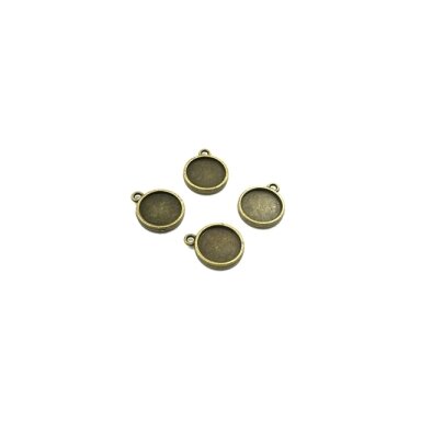 18x15mm žalvario sp. rėmelis 12,2mm kabošonui, 14vnt. 18x15mm žalvario sp. rėmelis 12,2mm kabošonui, 14vnt.