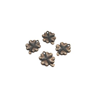 25x19mm vario sp. pakabukas dobilas, 9vnt.