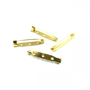 35x6mm aukso sp. sagių užsegimai, 8vnt. 35x6mm aukso sp. sagių užsegimai, 8vnt.