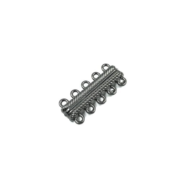 30x13mm juodintos sp. magnetinis užsegimas 5 kilputėmis, 1vnt.