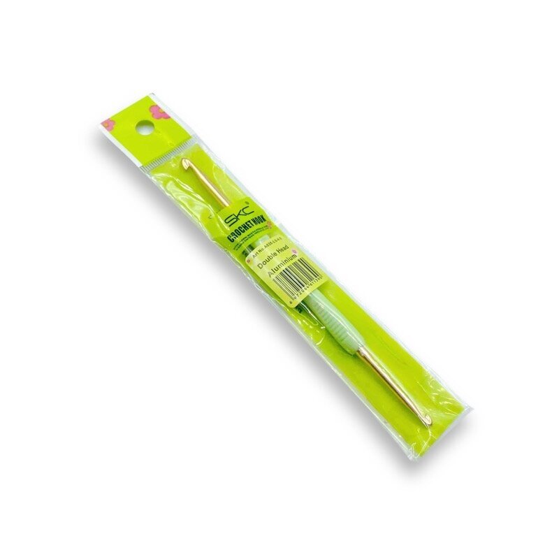 3.0- 4.0mm SKC aliuminis dvigubas nėrimo vąšelis, 1vnt.