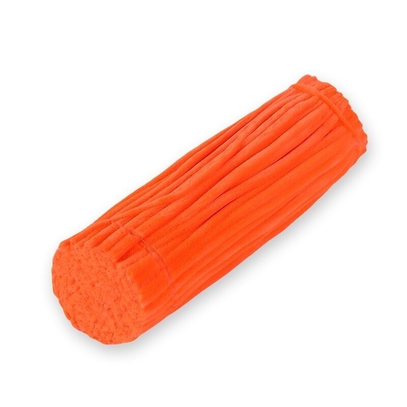 30cm oranžinės sp. pūkuota šenilo vielutė, 100vnt.