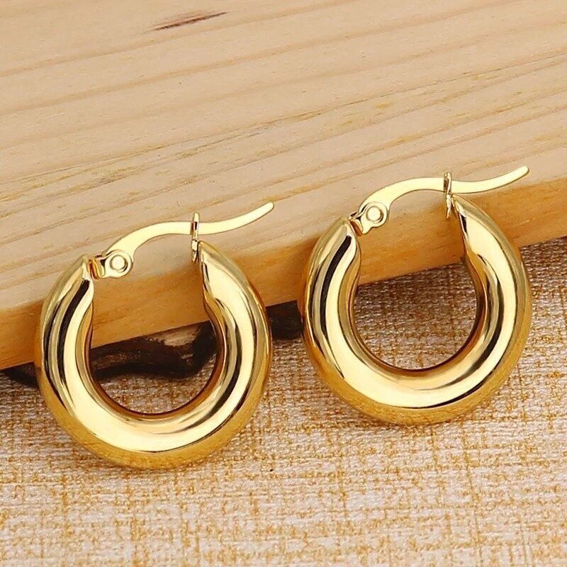 30x5mm 14k aukso sp. nerūdijančio plieno auskarų įvėrimai, 2vnt. 30x5mm 14k aukso sp. nerūdijančio plieno auskarų įvėrimai, 2vnt.