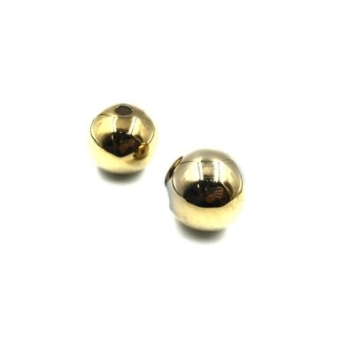 32mm aukso sp. kepamikiniai karoliukai, 2vnt. 32mm aukso sp. kepamikiniai karoliukai, 2vnt.