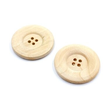 32mm šviesios sp. medinė saga, 2vnt.