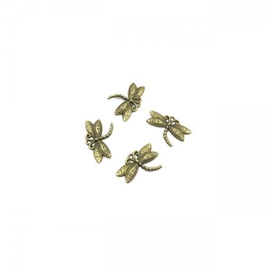 24x16mm žalvario sp. pakabukas laumžirgis, 12vnt.