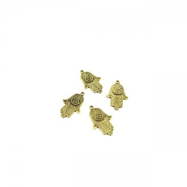 29x18mm aukso sp. pakabukas ranka, 8vnt.