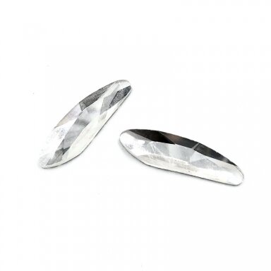 34x10mm crystal sp. kristalai be rėmelio, 2vnt.