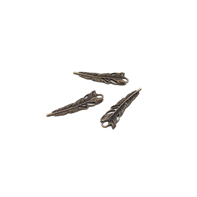 44x12mm vario sp. pakabukas plunksna, 7vnt.