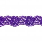 35mm violetinės sp. elastinis nėrinys, 1m