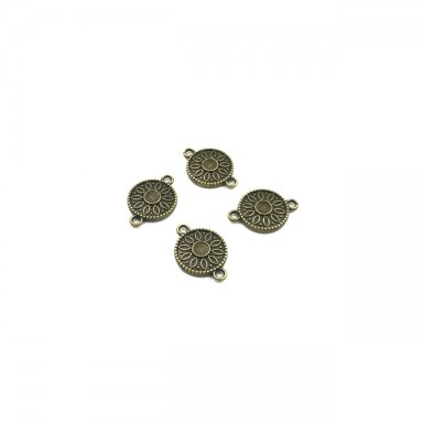 23x16mm žalvario sp. pakabukas, 8vnt.
