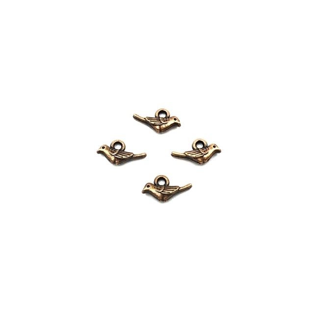 13x7mm vario sp. pakabukas paukštis, 31vnt.