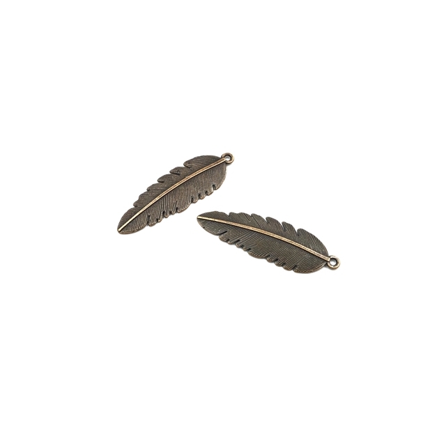 44x14mm vario sp. pakabukas plunksna, 7vnt.
