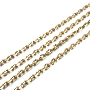 3,65x2,7mm smėlinės sp. grandinėlė, 1m
