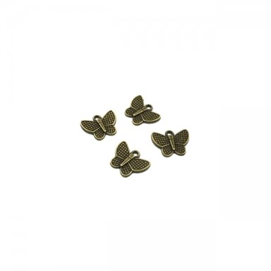 13x17mm žalvario sp. pakabukas drugelis, 13vnt.