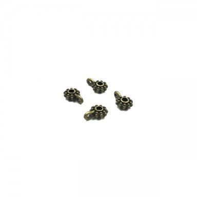 4x12mm žalvario sp. pakabukų laikikliai, 21vnt.