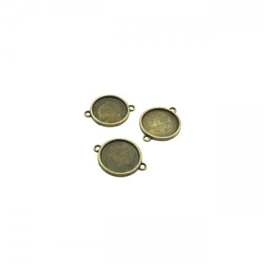 27x21mm žalvario sp. rėmelis 17,8mm kabošonui, 7vnt. 27x21mm žalvario sp. rėmelis 17,8mm kabošonui, 7vnt.