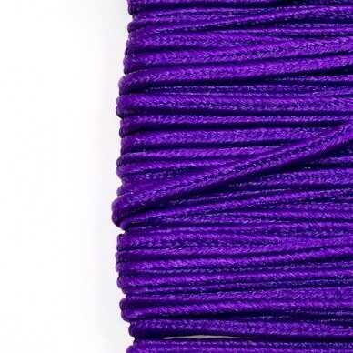 3mm violetinės sp. sutažo juostelė, 27m