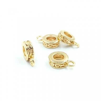 3x11mm 14k aukso sp. nerūdijančio plieno pakabuko laikiklis, 1vnt. 3x11mm 14k aukso sp. nerūdijančio plieno pakabuko laikiklis, 1vnt.