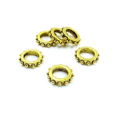 3x13mm aukso sp. intarpai, 14vnt.