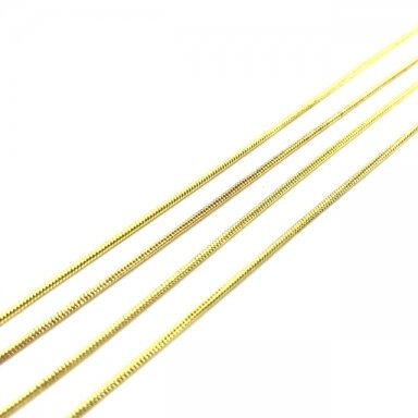 1,2x1,2mm aukso sp. grandinėlė, 1m