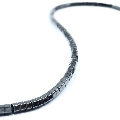 3x2mm hematitas, 40cm juosta