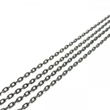 4x2mm juodintos sp. grandinėlė, 1m